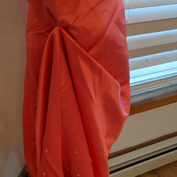 Coral Custom Prom Dress - Picture 15 of 16